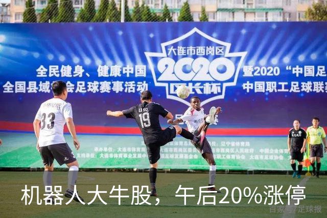机器人大牛股，午后20%涨停